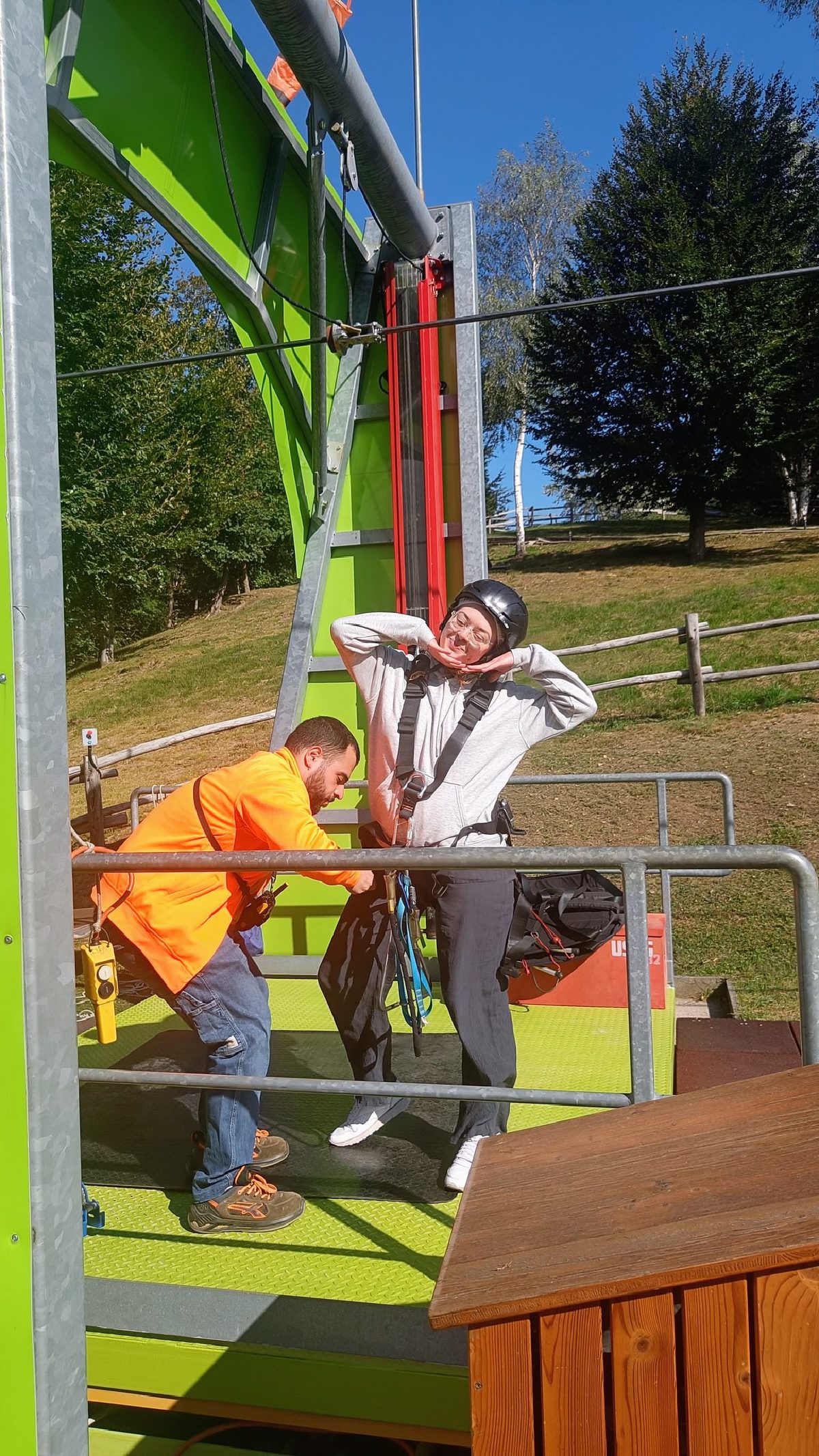 Lago Maggiore zipline, near Montino